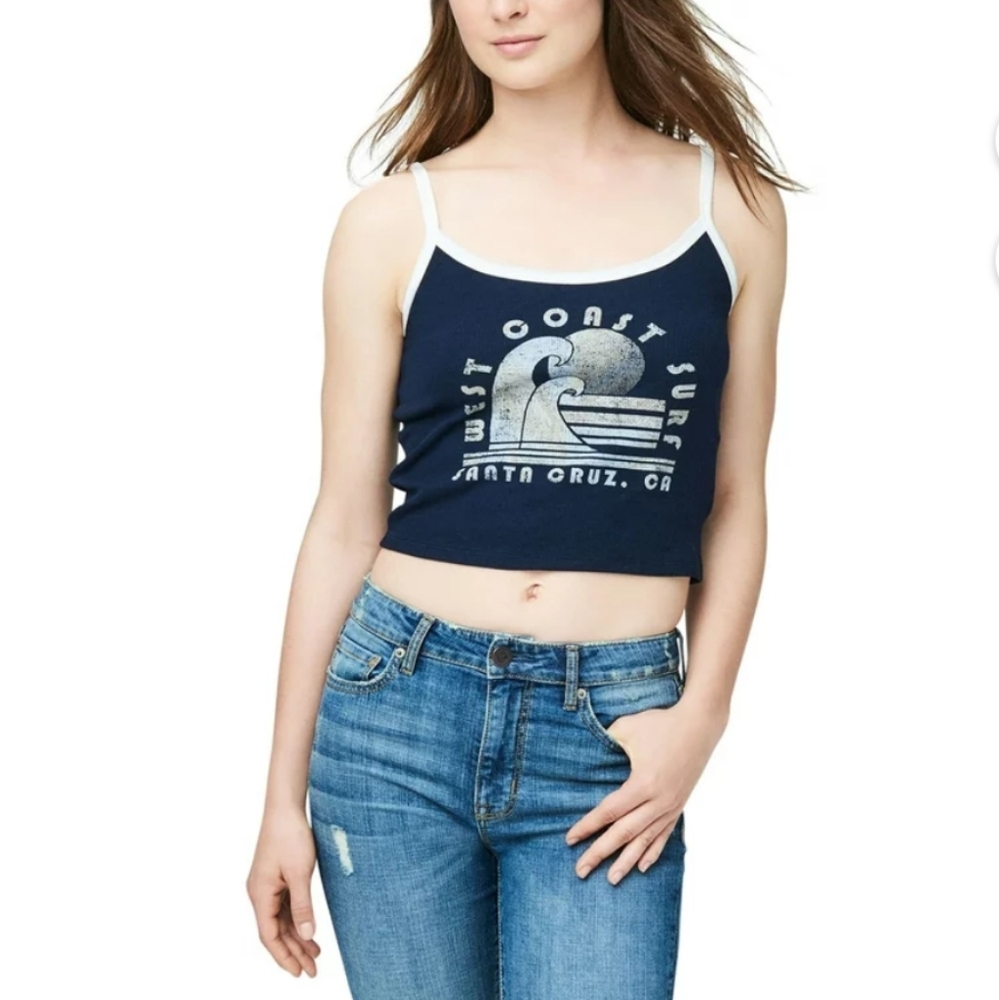 3/$15 Aeropostale West Coast Surf Crop Tank Top